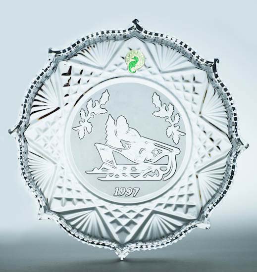 Waterford Glass Plate 1997 Songs of Christmas Jingle Bells